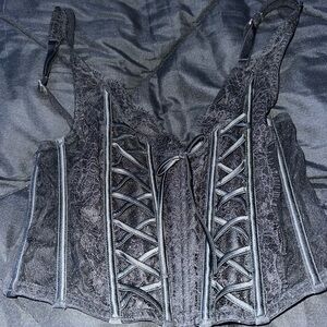 Victoria's Secret Black Lace Top